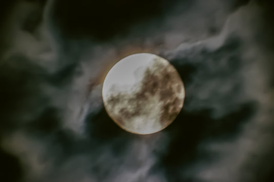 Cloudy Moon on Film